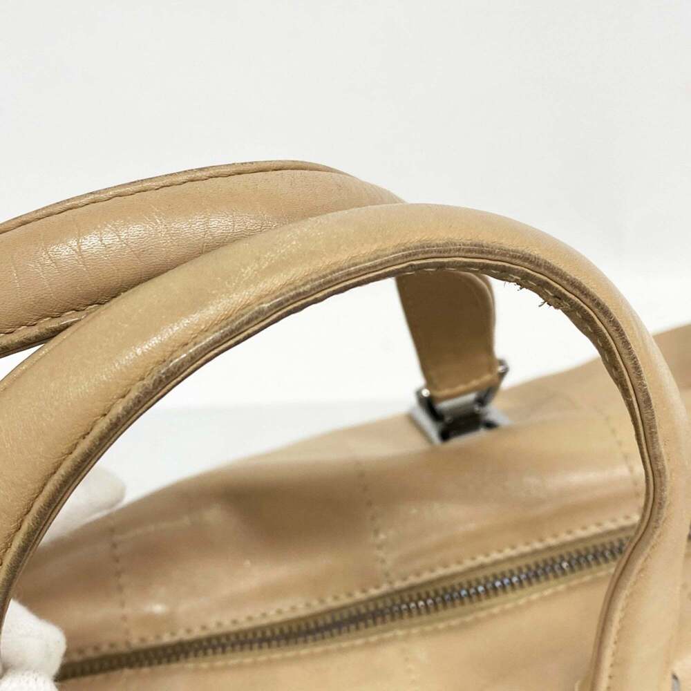Chanel Chocobar Handbag, Beige Lambskin, Women's - Picture 7 of 12